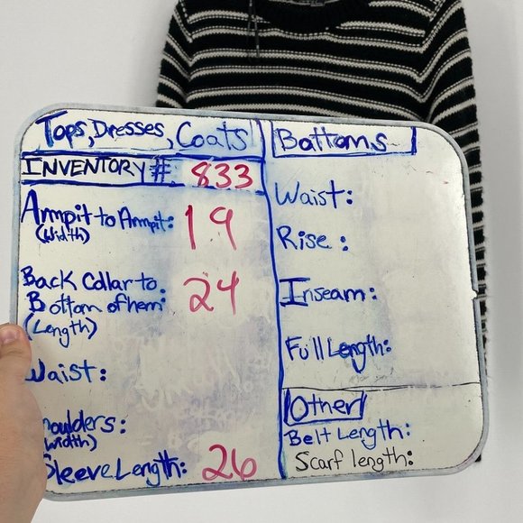 Forever 21 black and white striped knit sweater - Picture 11 of 13